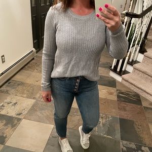 Banana Republic Grey knit sweater